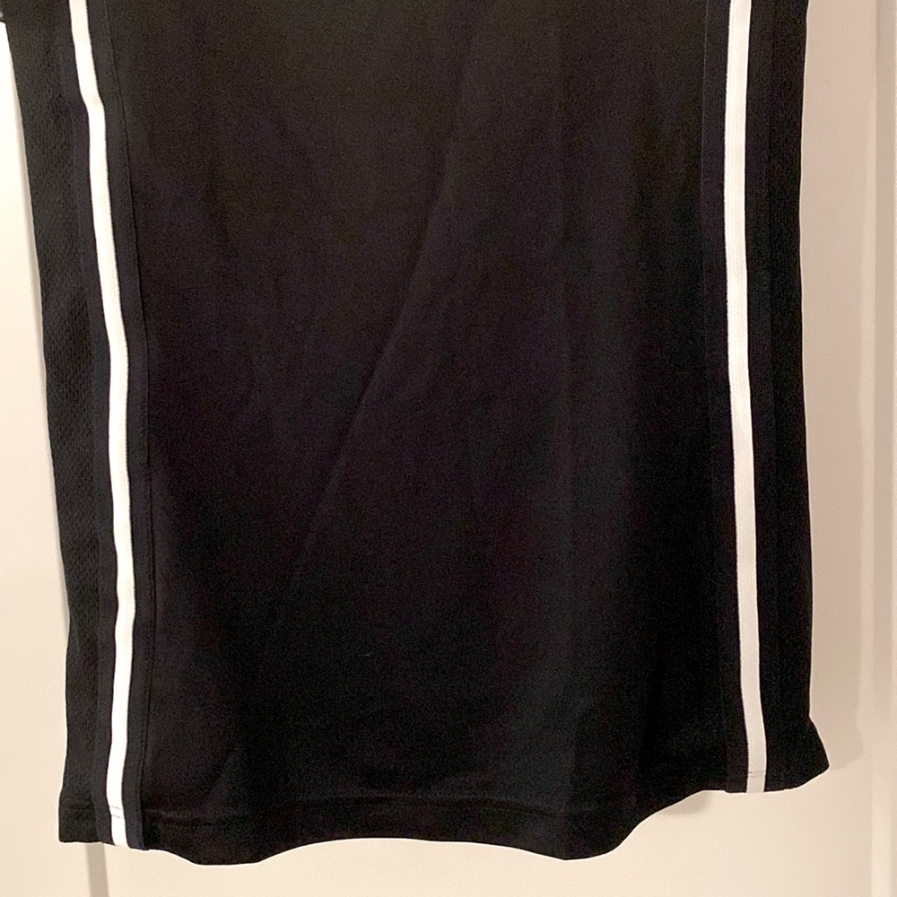 NWT [Nike] Dri-Fit Basketball Performance Sleeveless Jersey Black w/ White - Picture 7 of 9